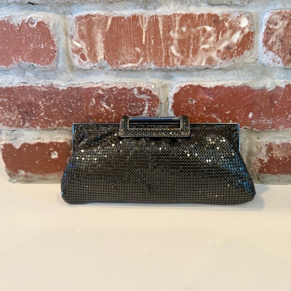 Elegant Dark Gray Sequin Clutch